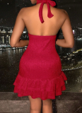 Summer Halterneck Sexy Sleeveless Tube Top Dress