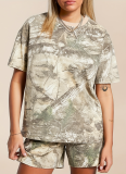 New Summer Camouflage Shorts Comfortable Fashion Casual Two-Piece Suit