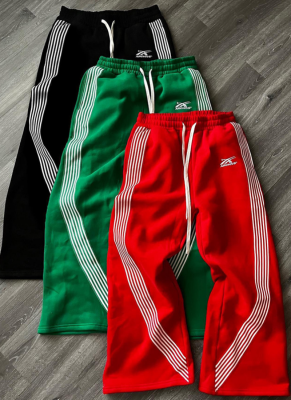 New Autumn And Winter Fashion All-Match Loose Straight Sports Pants
