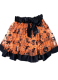 Printed Short Skirt with Bow Ribbon Witch Skirt