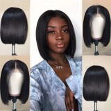 Women's Short Straight Wig High Temperature Silk Synthetic Hair