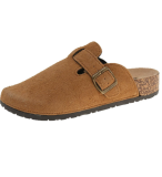 Autumn And Winter Thick-Soled Birkenstocks Casual Half-Slippers Versatile Closed-Toe Slippers