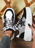 Height-Enhancing Trendy Casual Lace-Up Sneakers For Couples, Fashionable And Versatile Street Style Shoes