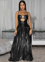 Fashionable Women's Sexy Suspender Elegant Ball Glitter Dress