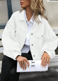 Fashionable Loose Versatile Short Denim Jacket
