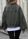 Fashionable Loose Versatile Short Denim Jacket