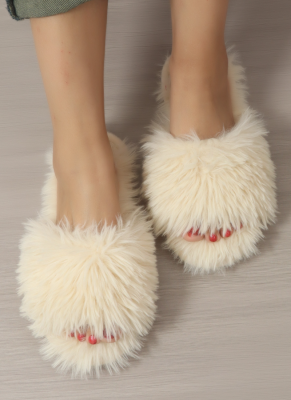 Autumn and Winter Plush Cotton Slippers