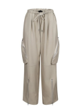 Casual Multi-pocket Zippered Loose Straight-leg Overalls
