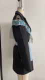 Fashionable Tassel Stitching Casual Personality Denim Jacket