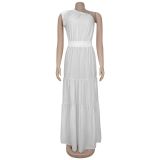 Fashionable Women'S Temperament Off-Shoulder Waist Dress