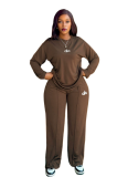New Arrival ALO Fashion Casual Temperament Versatile Suit Wide Leg Two Piece Suit
