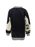 Casual Loose Long-sleeved Letter Print Sweater Dress