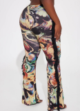 Sexy Skinny Tassel Flared Trousers