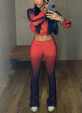 Personalized Trendy Printed Street Style Sweatshirt and Sweatpants Set