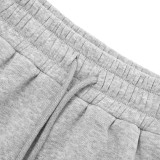 Solid Color Casual Long-sleeved Sweatshirt Top Loose Three-quarter Shorts Suit