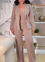 Fashionable and Elegant Commuter Pearl Lapel Suit Three-piece Suit