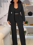 Fashionable and Elegant Commuter Pearl Lapel Suit Three-piece Suit
