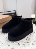 UGG New Winter Short Tube Snow Boots Net Celebrity Thick Sole Plus Velvet Thick Warm Non-Slip Shoes