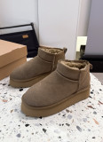 UGG New Winter Short Tube Snow Boots Net Celebrity Thick Sole Plus Velvet Thick Warm Non-Slip Shoes
