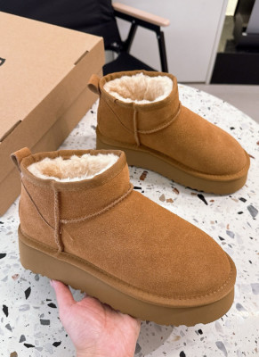 UGG New Winter Short Tube Snow Boots Net Celebrity Thick Sole Plus Velvet Thick Warm Non-Slip Shoes