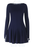 Casual Hot Girl Temperament Long Sleeve Hip Dress