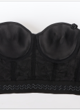 Sexy Halter-neck Glass Beaded Bra Strapless Top Vest
