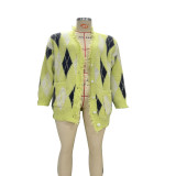 New Casual Knitted Mid-length Coat