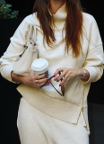 New Casual Long-sleeved Sweatshirt and Loose-fitting Pocket Pants Two-piece Set