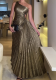 Sexy Radiating Pleats Off-shoulder Dress