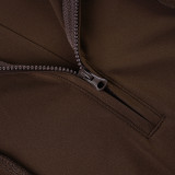 Sexy and Functional Reverse-segmented Slim-fit Sports Jumpsuit