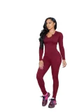 Autumn/Winter Slim-Fit Stretch Yoga Suit Home and Casual Sportswear Set