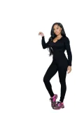 Autumn/Winter Slim-Fit Stretch Yoga Suit Home and Casual Sportswear Set