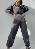 2025 Fashionable Sporty Casual Hooded Jumpsuit