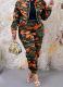 2025 New Fashion High-Waisted Stretch Slim-Fit Camouflage Cargo Pants