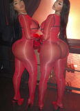 2025 Sexy See-Through Silky Smooth Seamless Bodysuit