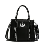 2025 New Arrival Embroidered Strap Canvas Shoulder Tote Bag