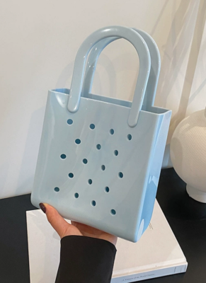 New DIY Perforated Macaron-colored PVC Jelly Bag