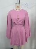 Fashionable and Elegant Backless Waist-cinching Slimming Mini Dress
