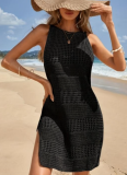 Summer Beach Cover Up Semi Sheer Beige Summer Essential