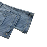 Fashionable Loose Straight-Leg Long Jeans With Multiple Pockets