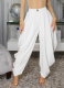2026 Casual Solid Color Pants with Multiple Folds and Unique Flower Tulip Design