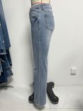 New Style Ripped High-Waisted Stretch Flared Jeans