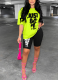 Fashionable Printed Short-Sleeve and Shorts Set