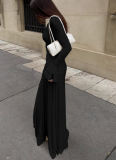 2026 Sexy Lace-Trimmed Slim-Fit Long Dress