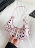Fashion Punk Style Studded Shoulder Bag/Handbag/Underarm Bag