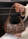 Fashion Punk Style Studded Shoulder Bag/Handbag/Underarm Bag
