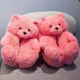 2026 Cute Cartoon Teddy Bear Cotton Shoes