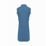 2026 Fashionable and Sexy Slim Fit Denim Dress
