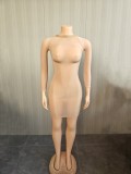 Sexy Super Elastic Glossy See-Through Dress
