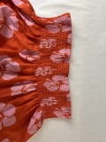 Casual Solid Color Patchwork Camisole Top and Skirt Set